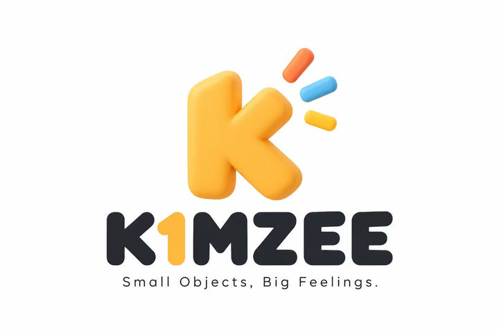 K1MZEE logo — Small Objects, Big Feelings.
